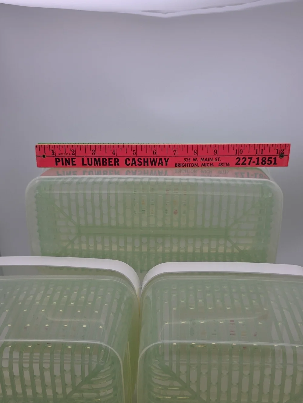 Oxo GreenSaver Produce Keeper 1 5Qt Large & 2 4.3 Qt Containers Lot of 3 total